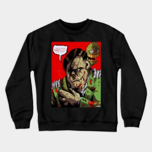 The Mask "Walter & Big Head" portrait (digital) Crewneck Sweatshirt